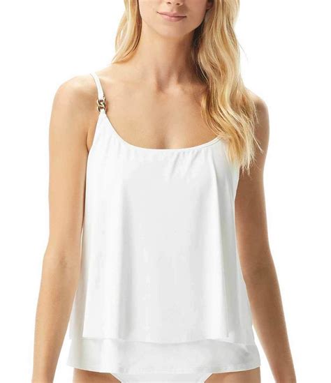 michael kors white bathing suit|Women's Designer Swimwear .